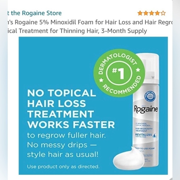 🆕 3 month supply of rogaine for men -foam - Picture 7 of 7